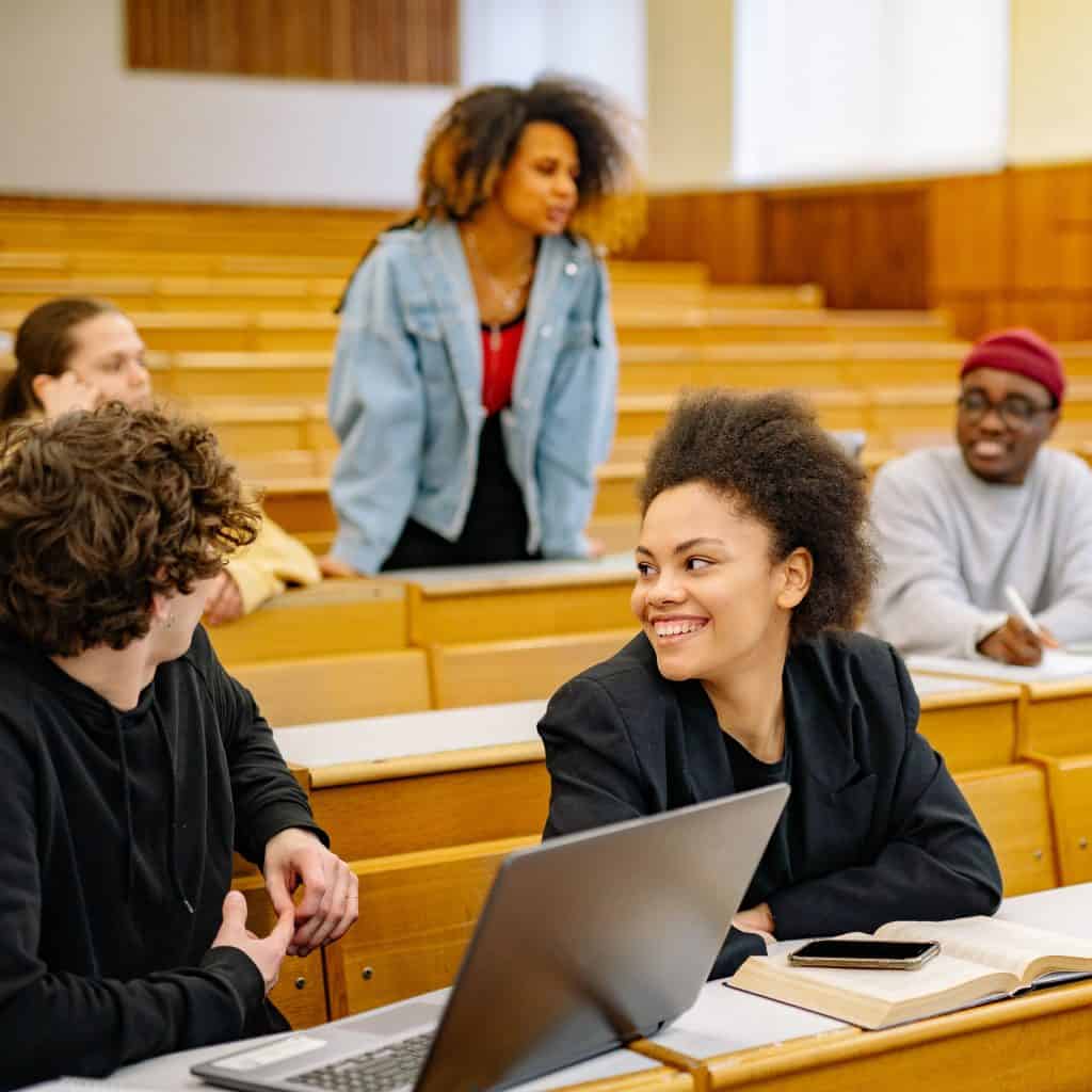 students in classroom